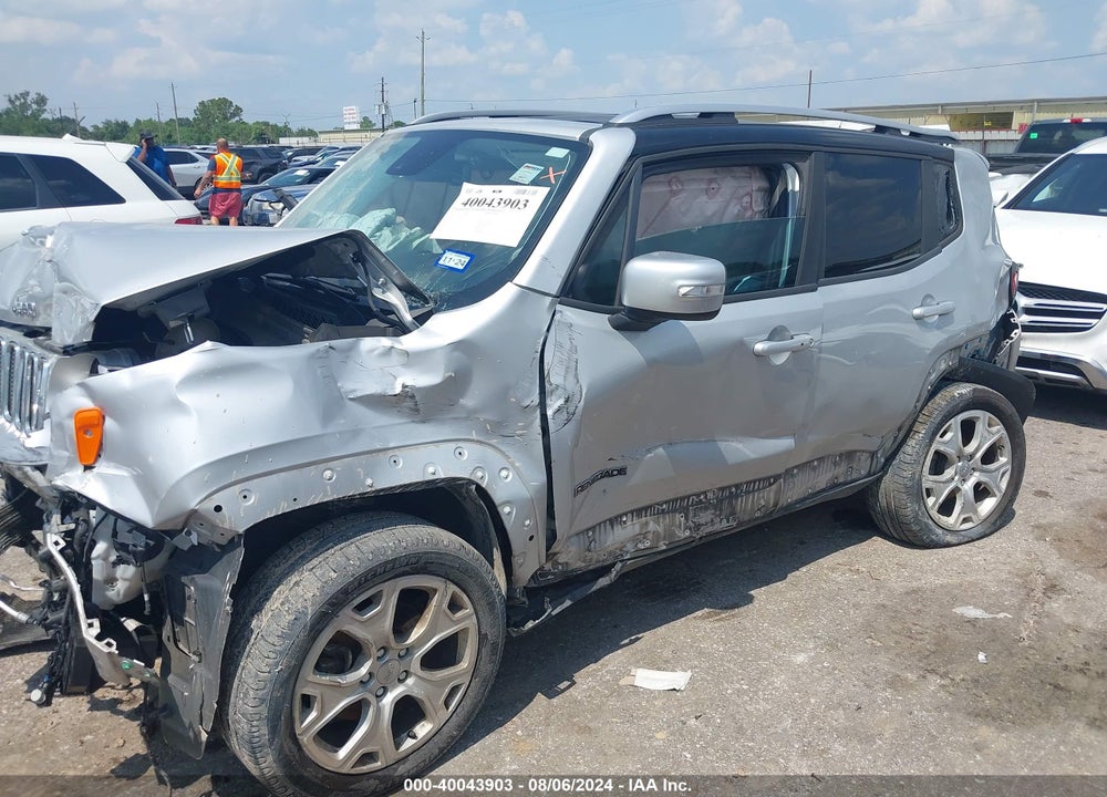 2015 JEEP RENEGADE LIMITED VIN: ZACCJBDT3FPC49521