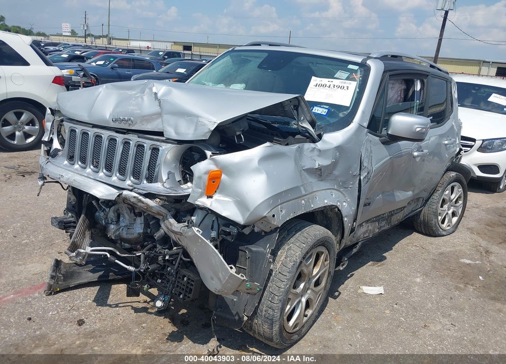 2015 JEEP RENEGADE LIMITED VIN: ZACCJBDT3FPC49521