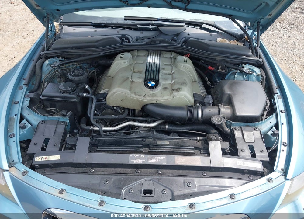 2004 BMW 645CI VIN: WBAEK734X4B321803