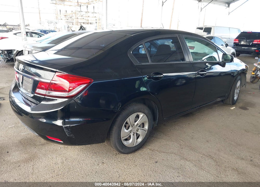 2014 HONDA CIVIC LX VIN: 19XFB2F5XEE214236