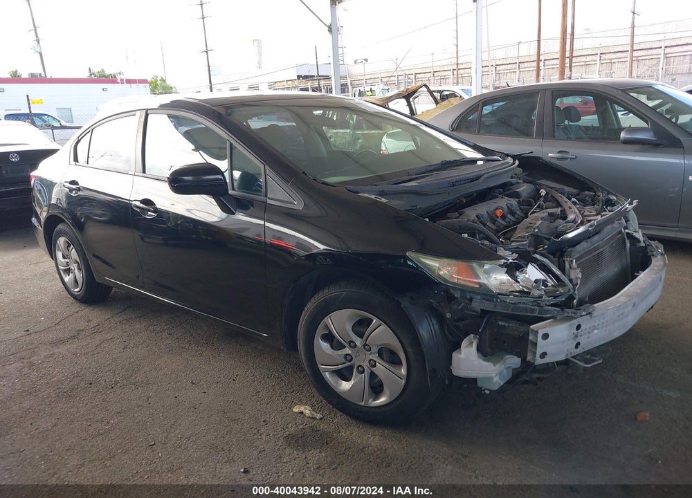 2014 HONDA CIVIC LX VIN: 19XFB2F5XEE214236