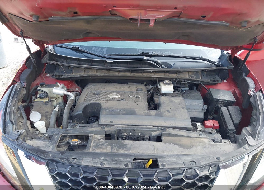 2019 NISSAN MURANO SV VIN: 5N1AZ2MJ6KN130987