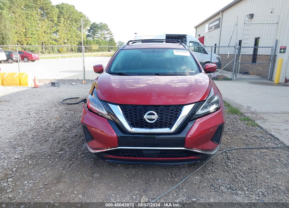 2019 NISSAN MURANO SV VIN: 5N1AZ2MJ6KN130987