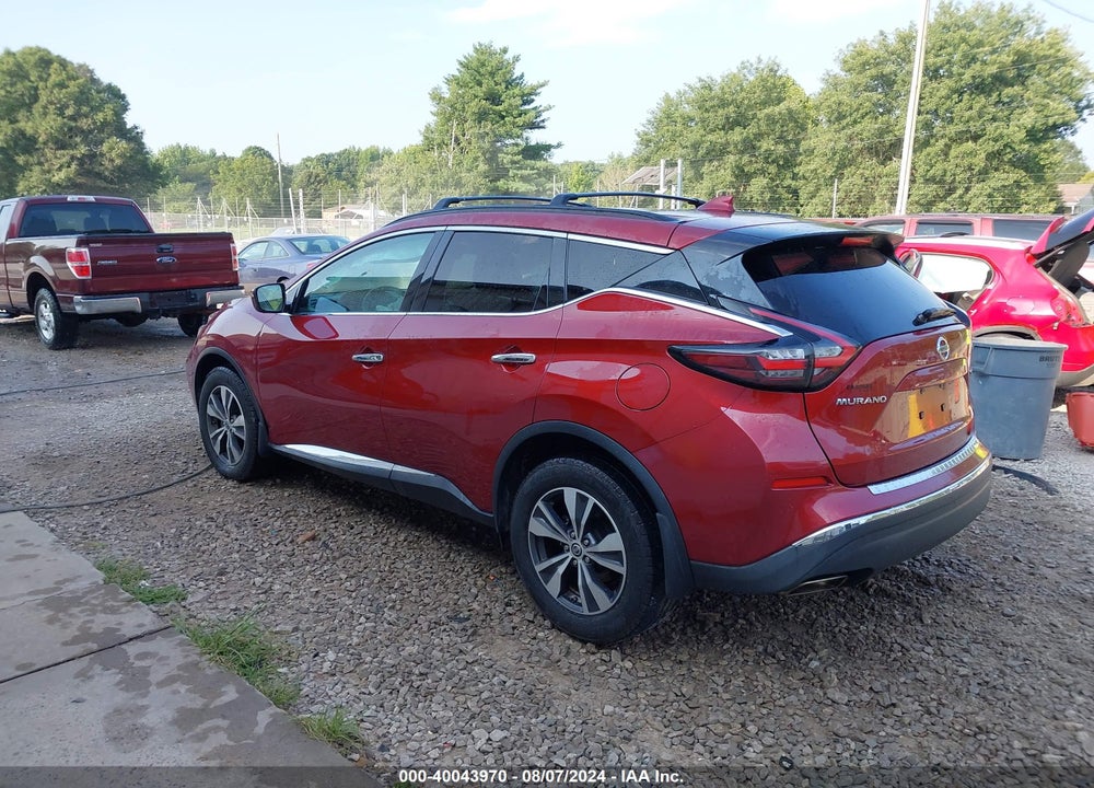 2019 NISSAN MURANO SV VIN: 5N1AZ2MJ6KN130987