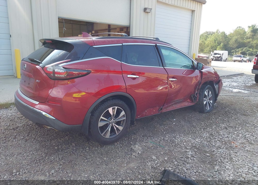 2019 NISSAN MURANO SV VIN: 5N1AZ2MJ6KN130987