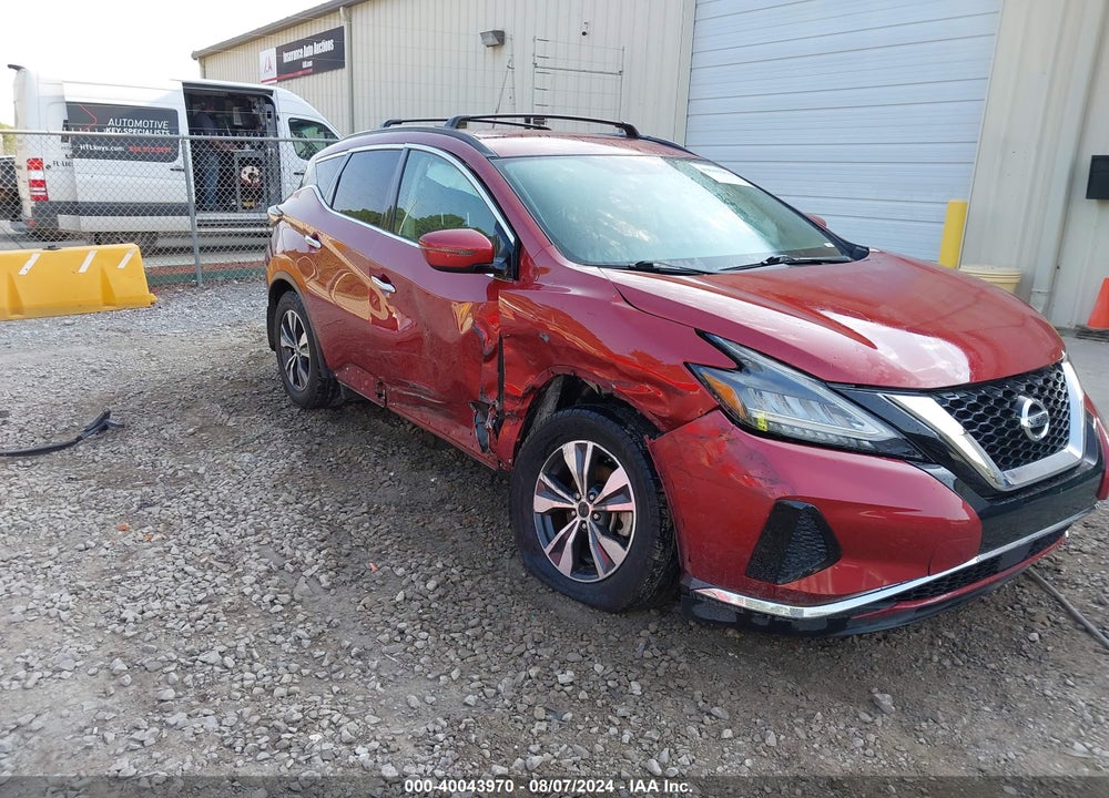 2019 NISSAN MURANO SV VIN: 5N1AZ2MJ6KN130987