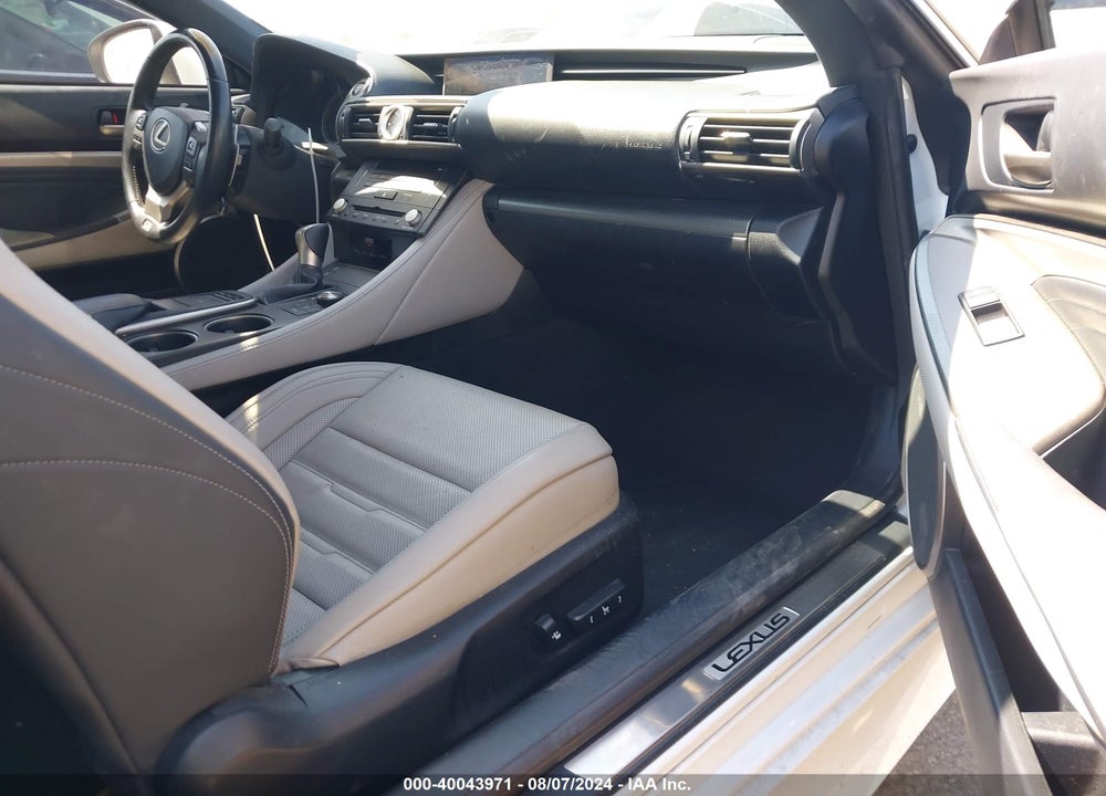 2015 LEXUS RC 350 VIN: JTHHE5BC1F5009762