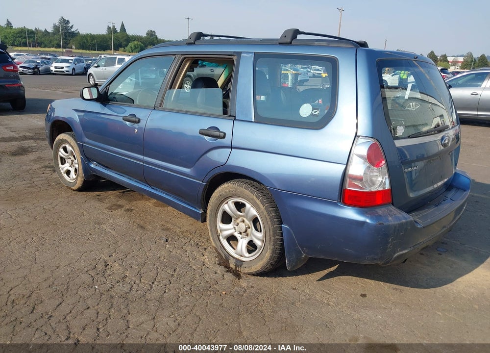2007 SUBARU FORESTER 2.5X VIN: JF1SG63617H720562