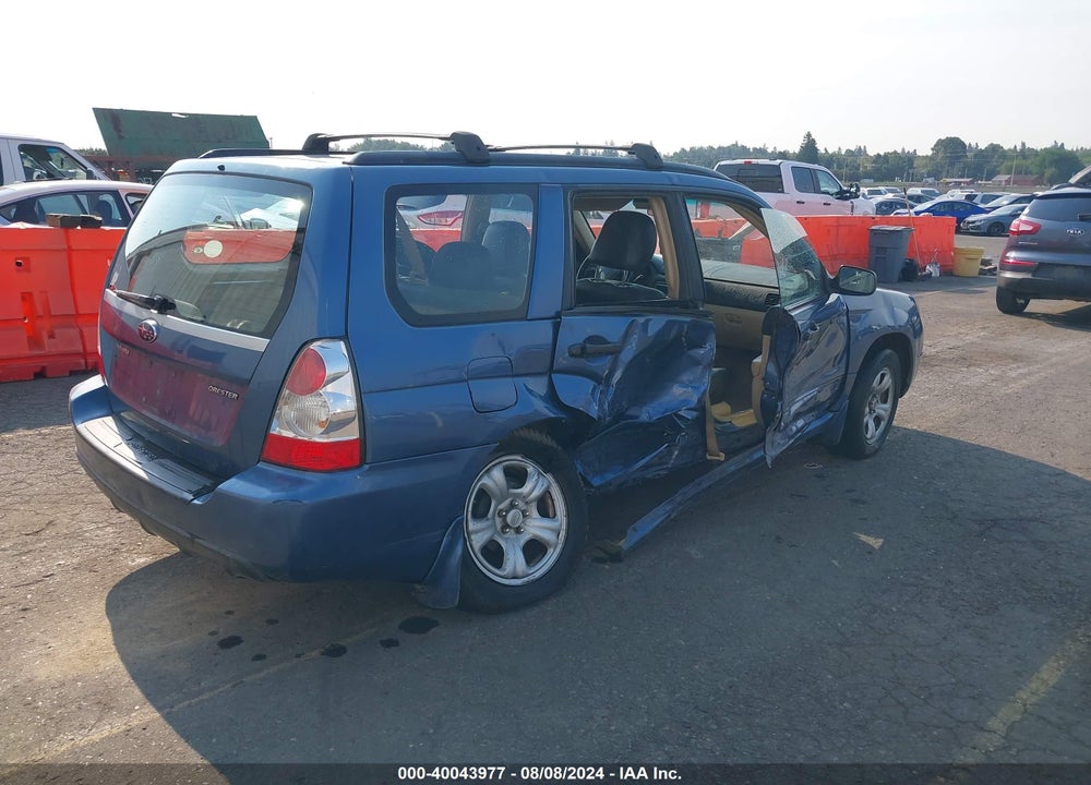 2007 SUBARU FORESTER 2.5X VIN: JF1SG63617H720562