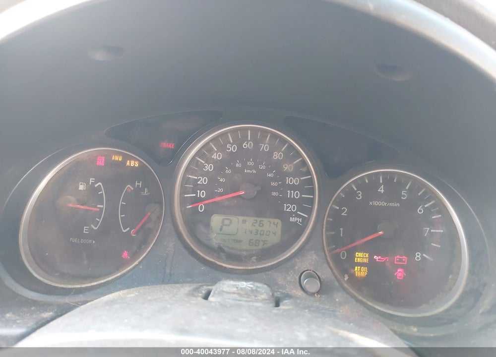 2007 SUBARU FORESTER 2.5X VIN: JF1SG63617H720562