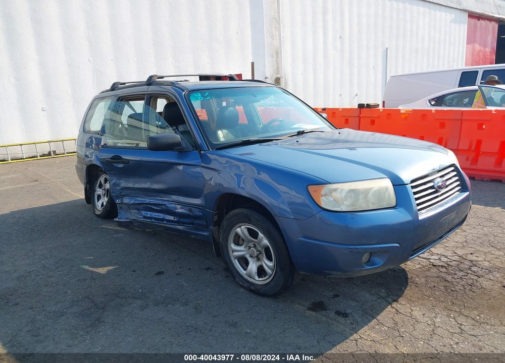 2007 SUBARU FORESTER 2.5X VIN: JF1SG63617H720562