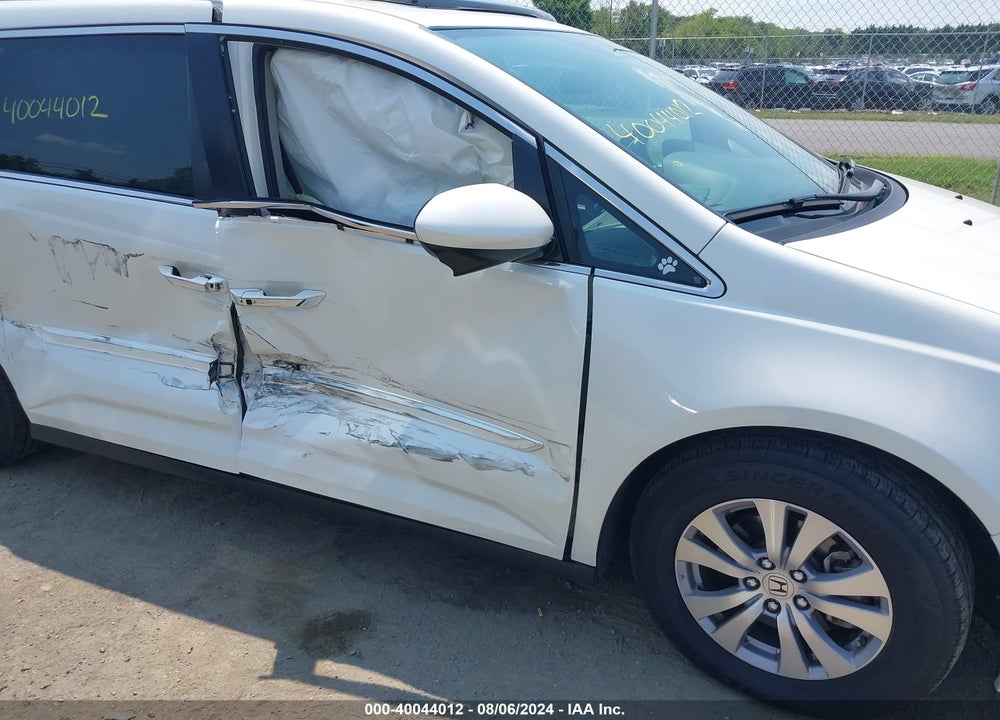 2016 HONDA ODYSSEY EX-L VIN: 5FNRL5H69GB008291