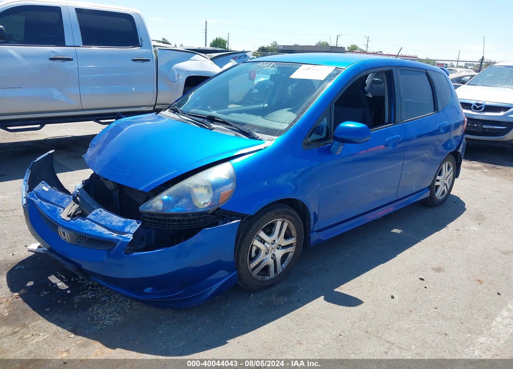 2008 HONDA FIT VIN: JHMGD38638S062732