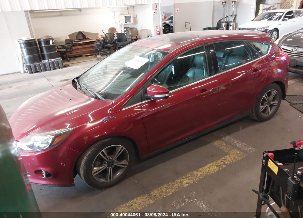 2013 FORD FOCUS TITANIUM VIN: 1FADP3N26DL245453