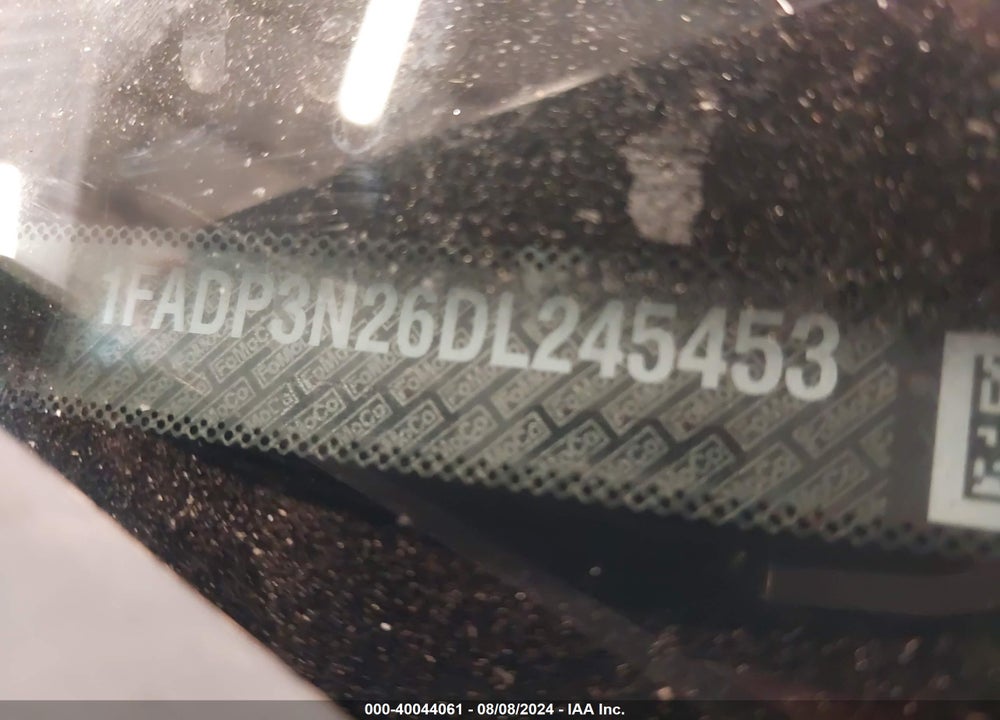 2013 FORD FOCUS TITANIUM VIN: 1FADP3N26DL245453