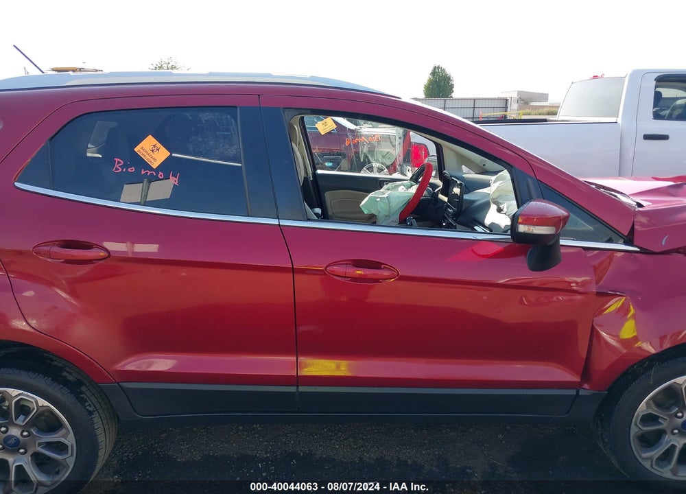2019 FORD ECOSPORT TITANIUM VIN: MAJ6S3KLXKC290638