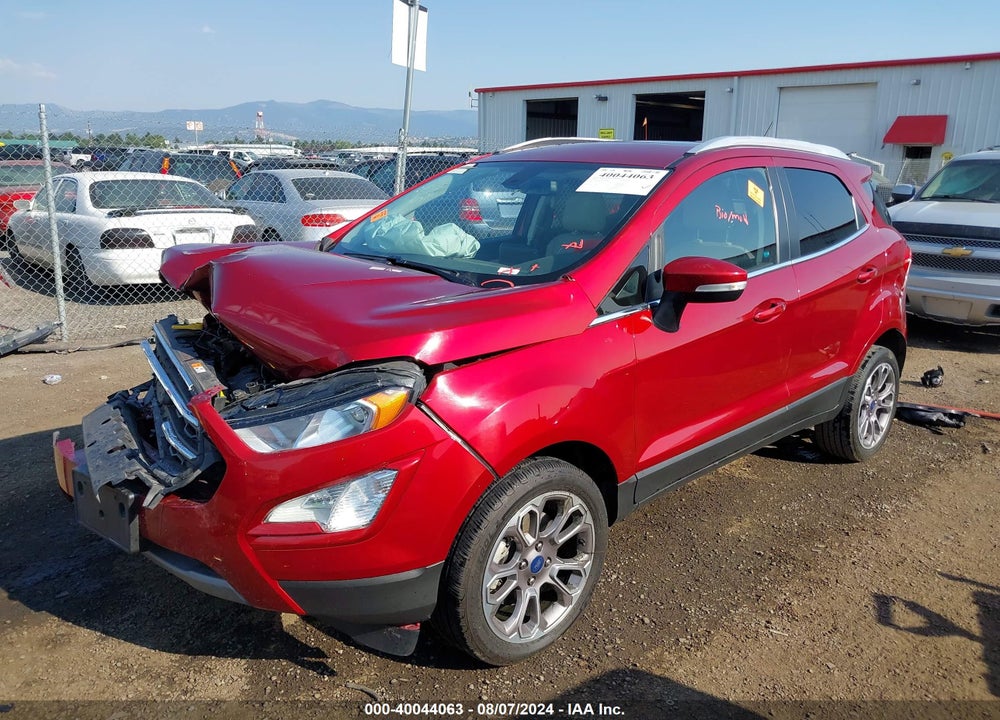 2019 FORD ECOSPORT TITANIUM VIN: MAJ6S3KLXKC290638
