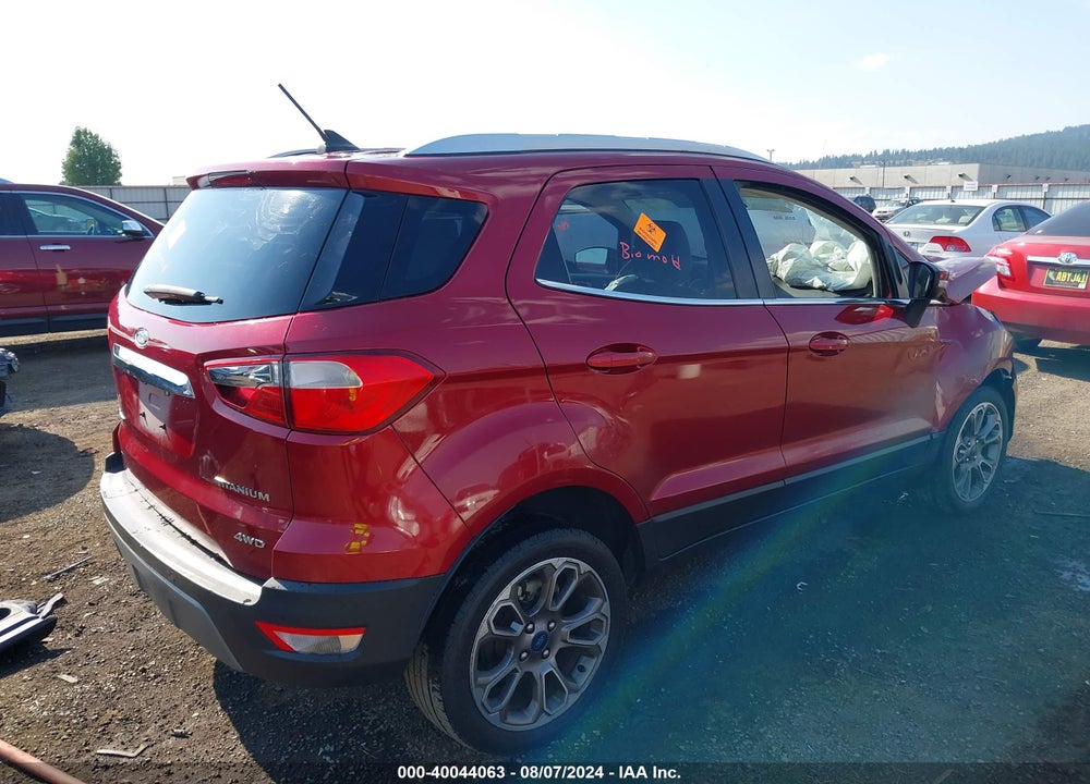 2019 FORD ECOSPORT TITANIUM VIN: MAJ6S3KLXKC290638