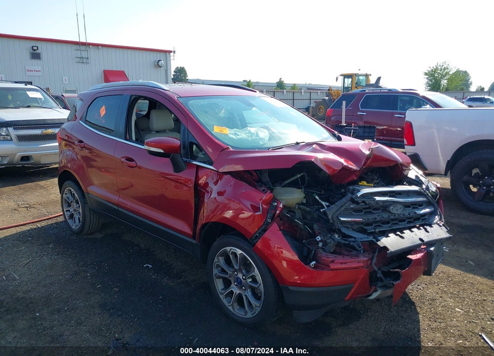 2019 FORD ECOSPORT TITANIUM VIN: MAJ6S3KLXKC290638