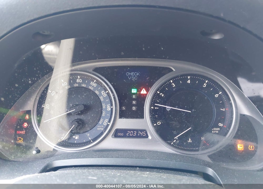 2007 LEXUS IS 250 VIN: JTHBK262X72057097