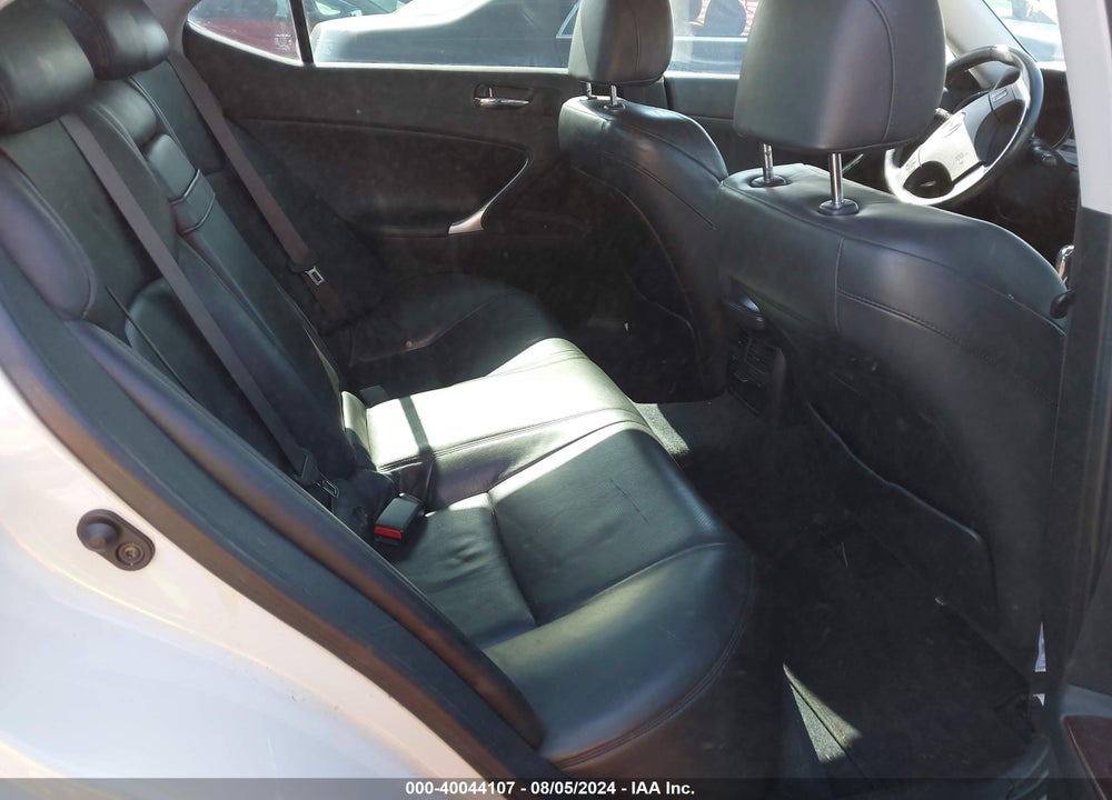 2007 LEXUS IS 250 VIN: JTHBK262X72057097