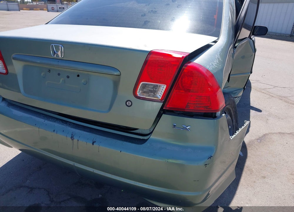 2004 HONDA CIVIC LX VIN: 2HGES16524H567225
