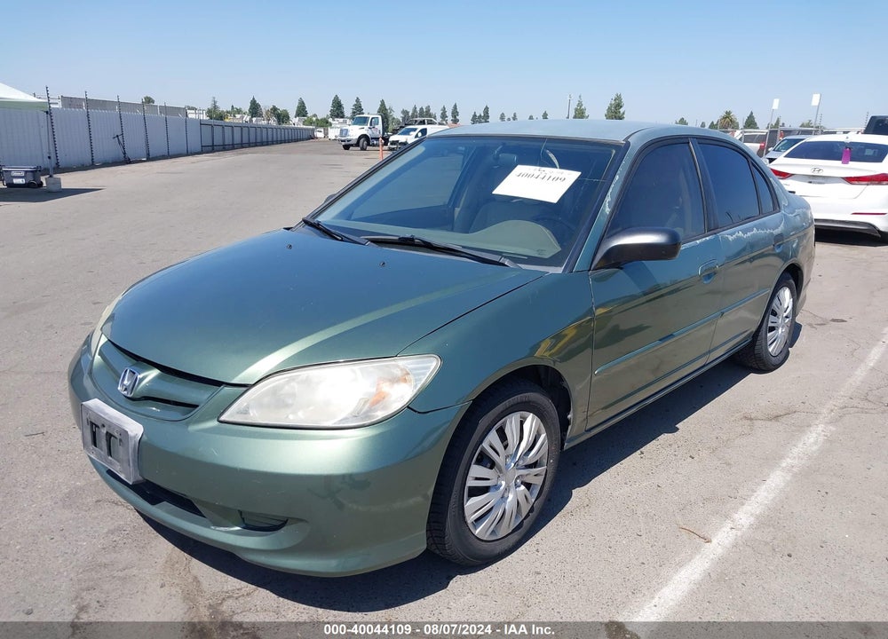 2004 HONDA CIVIC LX VIN: 2HGES16524H567225