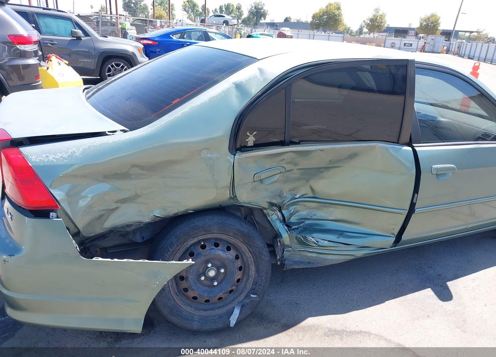 2004 HONDA CIVIC LX VIN: 2HGES16524H567225