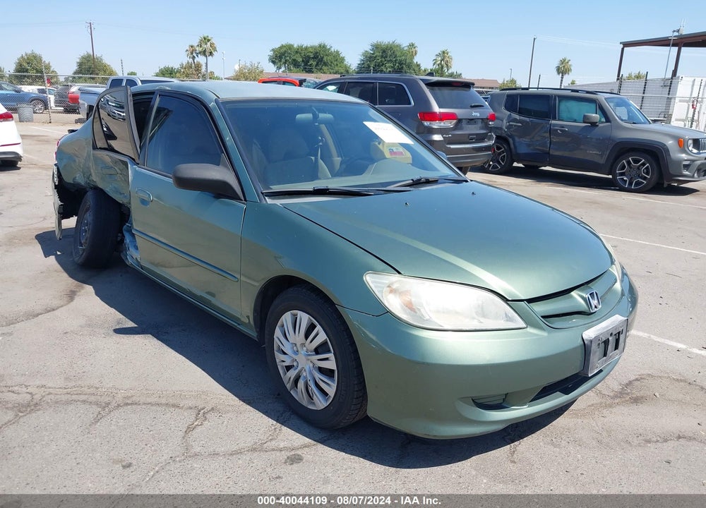 2004 HONDA CIVIC LX VIN: 2HGES16524H567225
