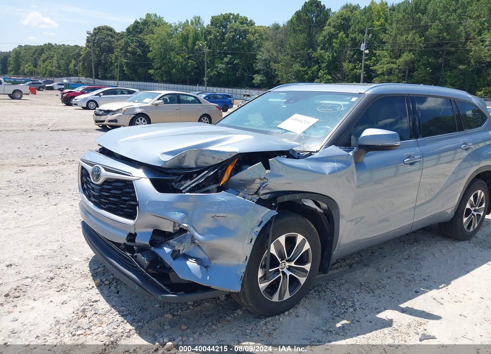 2021 TOYOTA HIGHLANDER XLE VIN: 5TDGZRBH6MS086381