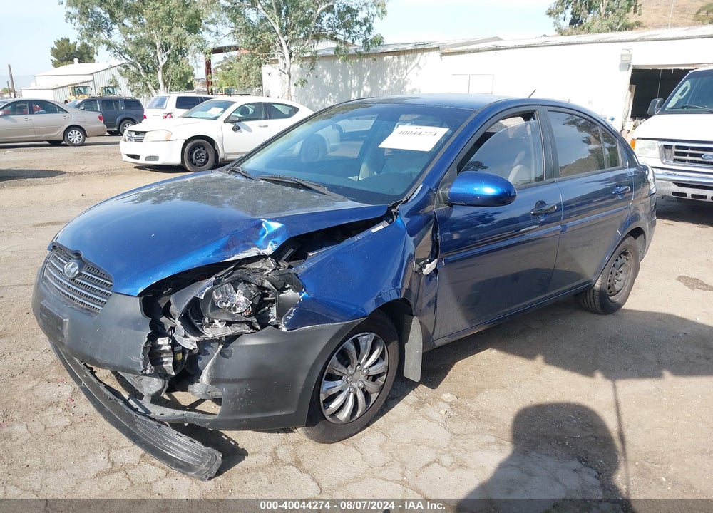 2007 HYUNDAI ACCENT GLS VIN: KMHCN46C77U135241