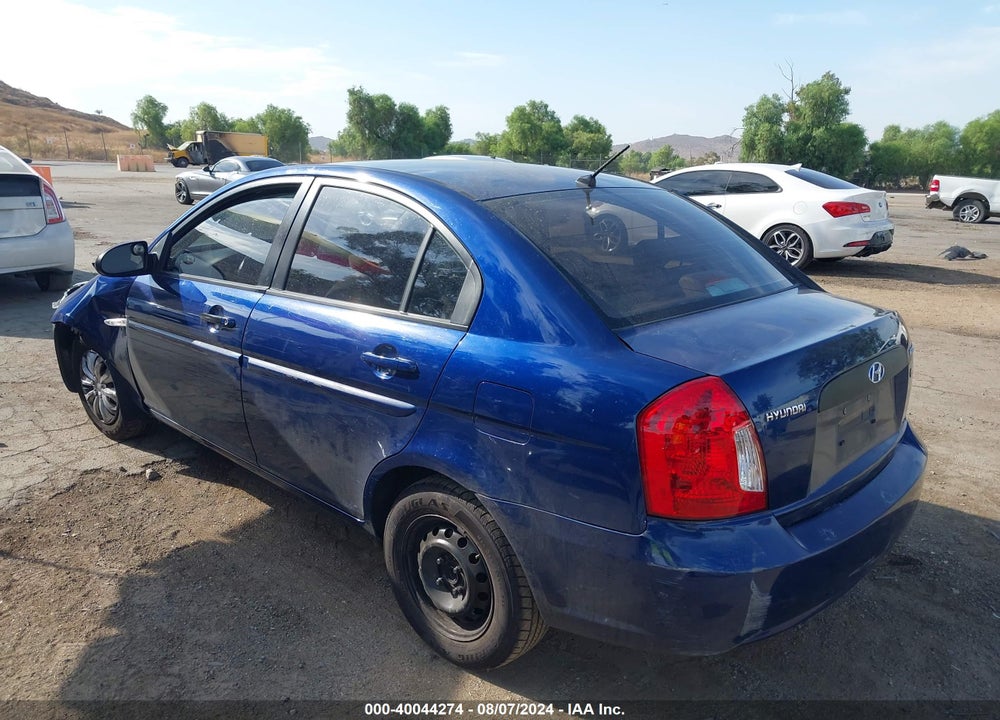 2007 HYUNDAI ACCENT GLS VIN: KMHCN46C77U135241