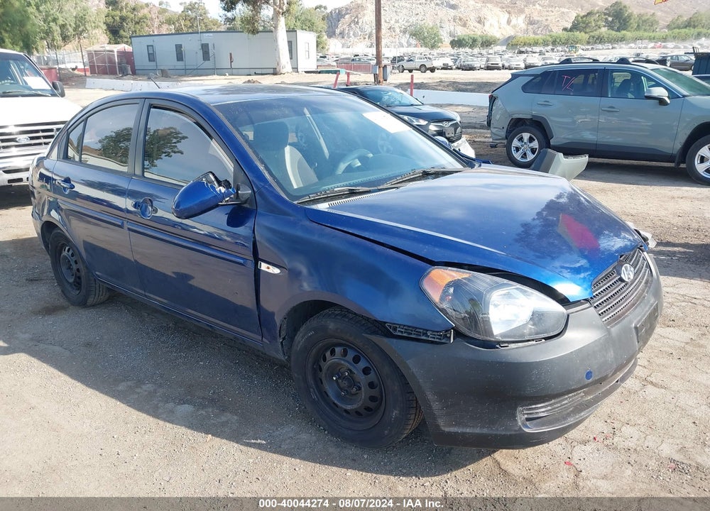 2007 HYUNDAI ACCENT GLS VIN: KMHCN46C77U135241