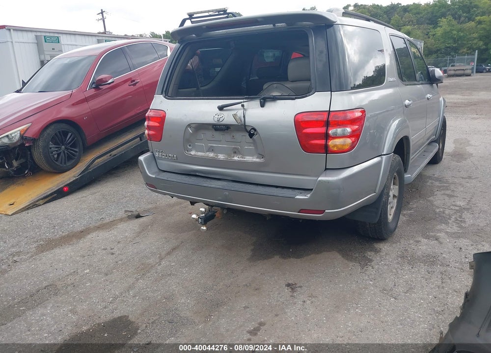 2001 TOYOTA SEQUOIA LIMITED V8 VIN: 5TDBT48A41S009657