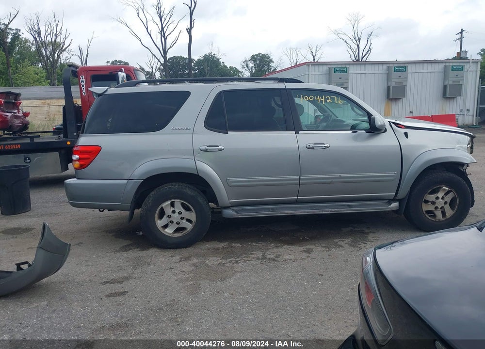 2001 TOYOTA SEQUOIA LIMITED V8 VIN: 5TDBT48A41S009657