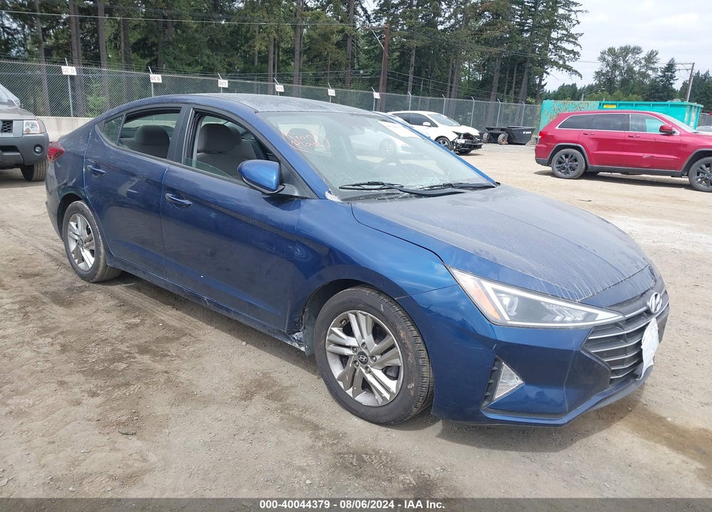 2019 HYUNDAI ELANTRA SEL VIN: 5NPD84LF6KH442627