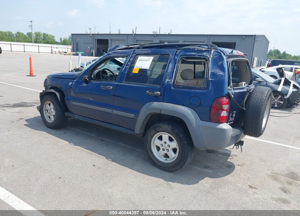 2005 JEEP LIBERTY SPORT VIN: 1J4GL48K15W522797