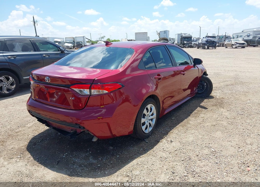 2022 TOYOTA COROLLA LE VIN: 5YFEPMAE3NP320915