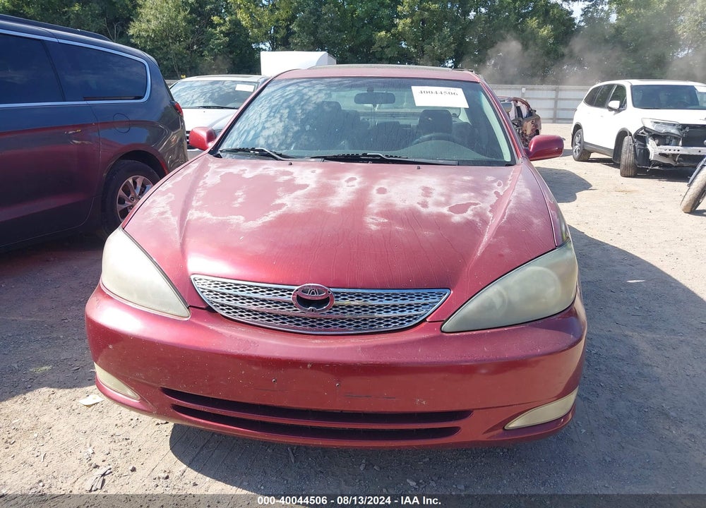 2002 TOYOTA CAMRY SE V6 VIN: 4T1BF32K82U013562