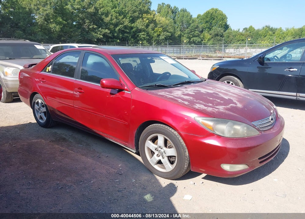 2002 TOYOTA CAMRY SE V6 VIN: 4T1BF32K82U013562