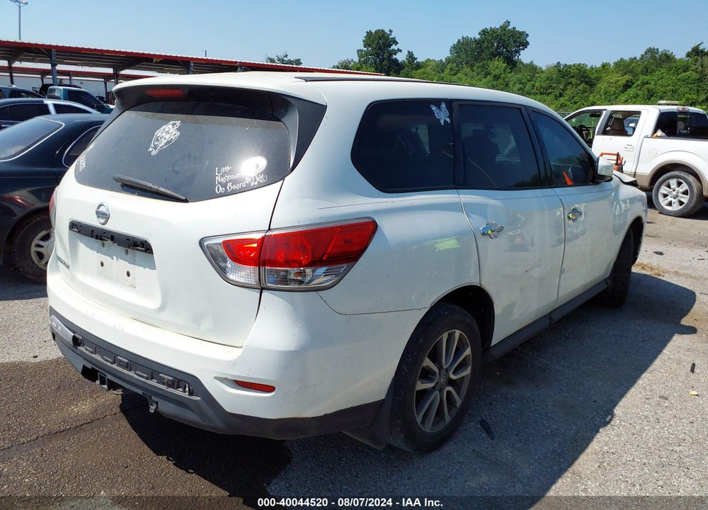2014 NISSAN PATHFINDER S VIN: 5N1AR2MN0EC614639
