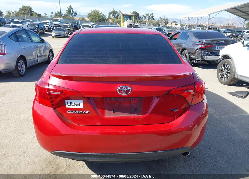 2018 TOYOTA COROLLA SE VIN: 2T1BURHE9JC009241