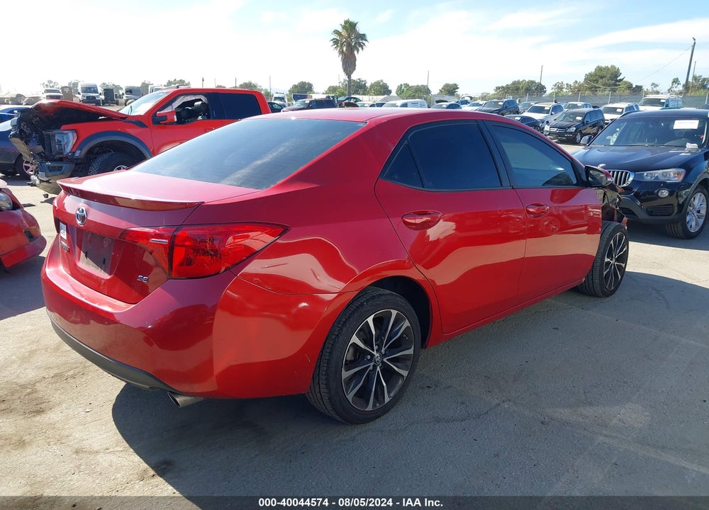 2018 TOYOTA COROLLA SE VIN: 2T1BURHE9JC009241