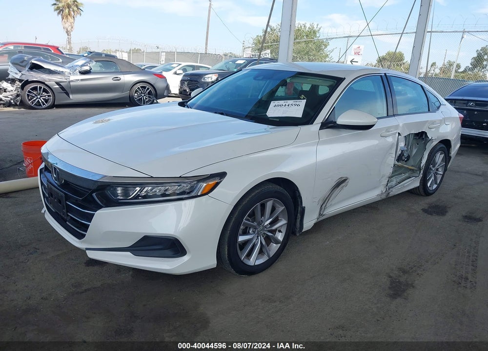 2022 HONDA ACCORD VIN: 1HGCV1F17NA057710