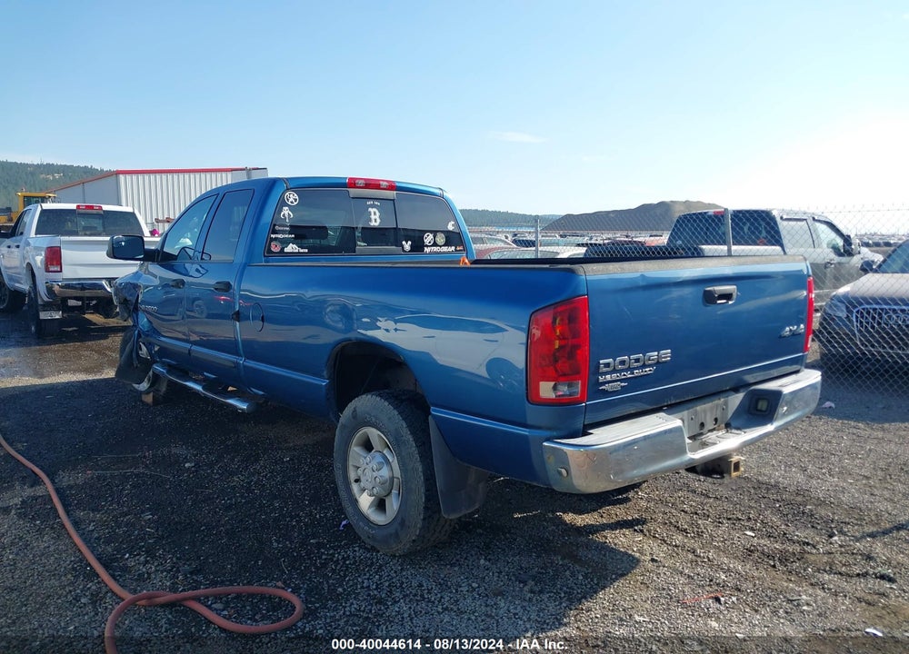 2004 DODGE RAM 2500 SLT/LARAMIE VIN: 3D7KU28C54G221656