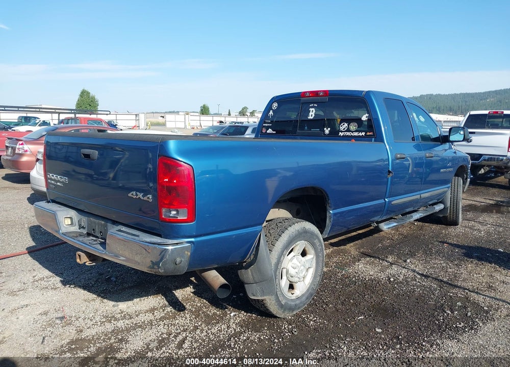 2004 DODGE RAM 2500 SLT/LARAMIE VIN: 3D7KU28C54G221656
