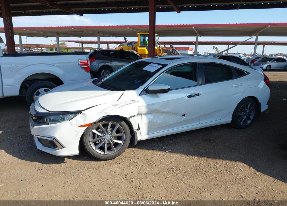 2019 HONDA CIVIC EX VIN: 19XFC1F36KE019302