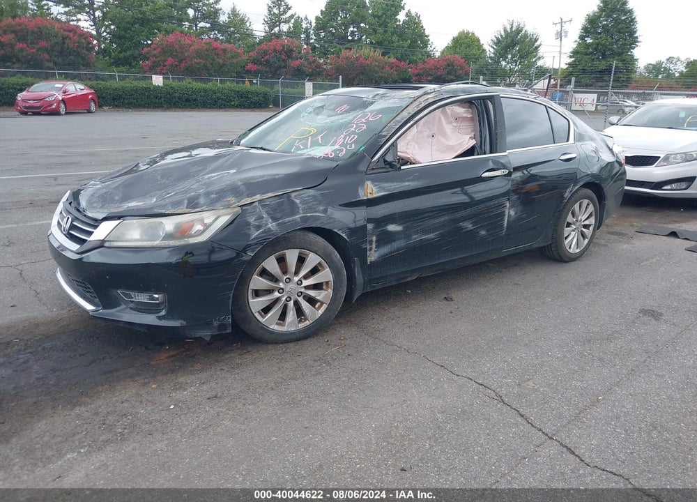 2013 HONDA ACCORD EX-L VIN: 1HGCR2F86DA051810