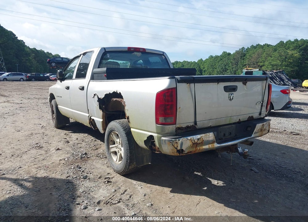 2006 DODGE RAM 1500 SLT/TRX4 OFF ROAD/SPORT VIN: 1D7HU18N76J221388