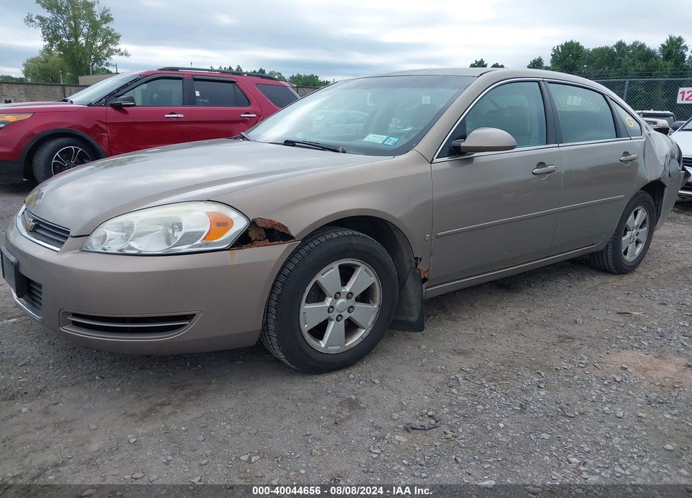 2007 CHEVROLET IMPALA LT VIN: 2G1WT58K979342687